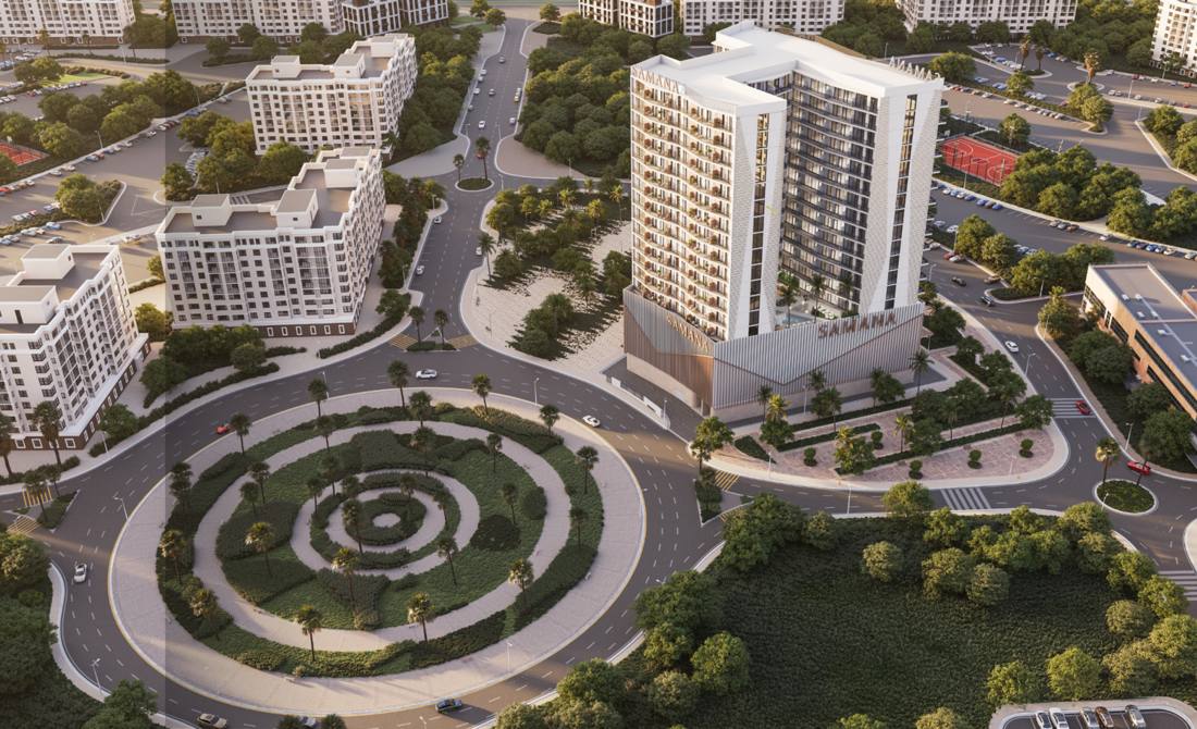 Aerial view of Greenfield 2